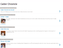 Tablet Screenshot of calderchronicle.com